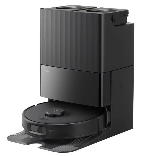 Robotski usisavač ROBOROCK Q Edge 5u1, stanica za samočišćenje, crni