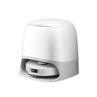 Robotski usisavač ROBOROCK Q Revo Curv 5a1, stanica za samopražnjenje, bijeli