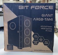 RABLJENI - Kućište BIT FORCE GIANT ARGB-TM4, E-ATX, RGB, crno, window, bez napajanja
