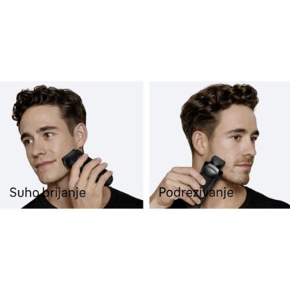 Aparat za brijanje BRAUN 300 , SmartPlug , 3 brijaća elementa, crna