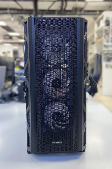 RABLJENI - Kućište BIT FORCE GIANT ARGB-TM4, E-ATX, RGB, crno, window, bez napajanja