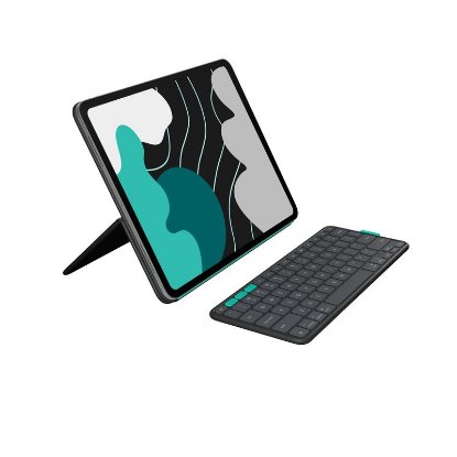 Slika Tipkovnica za tablet LOGITECH Flip Folio V2, za ipad Pro & Air 13", Bluetooth, bežična, crna