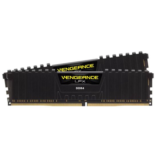 Memorija PC-25600, 16GB, CORSAIR CMK16GX4M2Z3200C16 Vengeance LPX Black, DDR4 3200Mhz, 2x8GB kit
