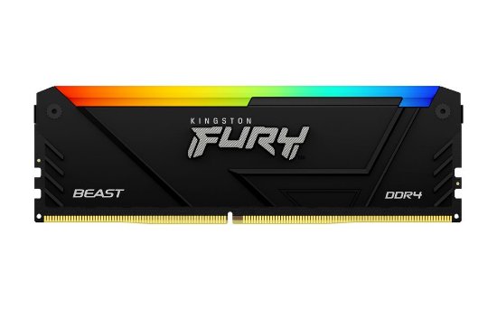 Memorija PC-28800, 8GB, KINGSTON Fury Beast RGB KF436C17BB2A/8, DDR4 3600MHz