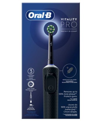 Električna četkica za zube ORAL-B Vitality Pro, crna