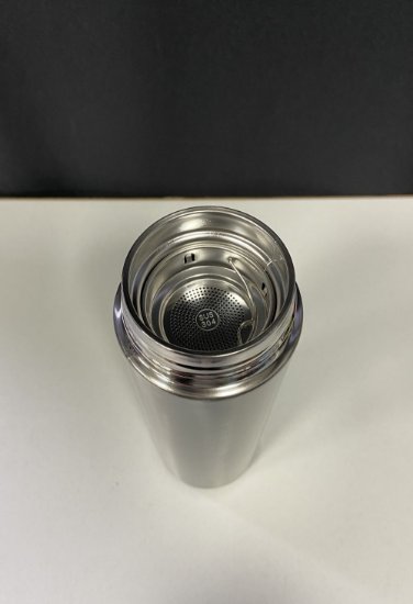 RABLJENI - Termos boca sa prikazom temperature MJ SWB001, 0.4L, nehrđajući čelik, srebrna