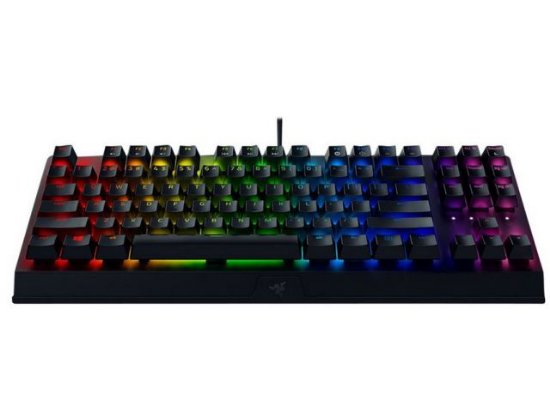 Tipkovnica RAZER BlackWidow V3 Tenkeyless, mehanička, Yellow Switch, RGB, US Layout, crna, USB