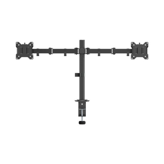 Stalak za monitor SBOX LCD-352/2-3, stolni, do 32", za 2 monitora, crni