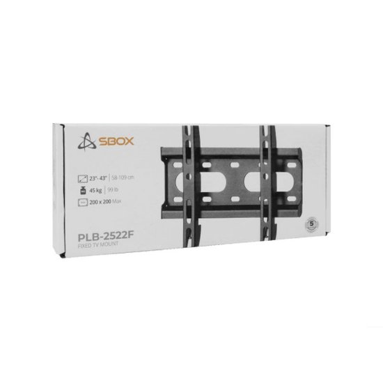 Nosač za TV SBOX PLB-2522F-2, 23"-43", do 45Kg, zidni
