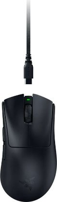 Miš RAZER DeathAdder V4 Pro, optički, 45000dpi, bežični, USB, crni
