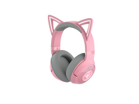 Slušalice RAZER Kraken Kitty BT V2 Quartz, bežične, Bluetooth, roze