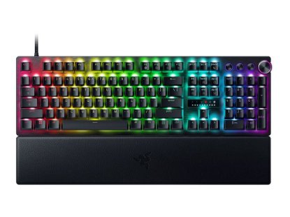 Tipkovnica RAZER Huntsman V3 Pro, Analog Switch, RGB, US Layout, USB, crna