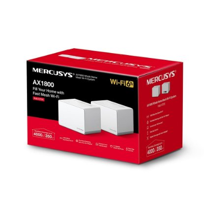 Wireless range extender MERCUSYS Halo H70X, AX1800 Wi-Fi Mesh sustav, bežični, 2 komada