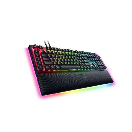 Tipkovnica RAZER BlackWidow V4 Pro, mehanička, Yellow switch, RGB, UK Layout, crna, USB