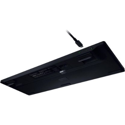 Tipkovnica RAZER BlackWidow V4 HyperSpeed, mehanička, low profile Orange switch, RGB, UK Layout, crna, USB