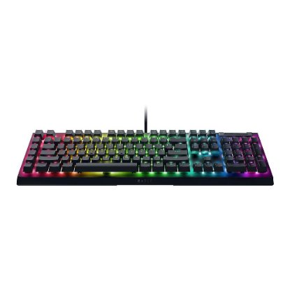 Tipkovnica RAZER BlackWidow V4 X, mehanička, Green switch, RGB, UK Layout, crna, USB