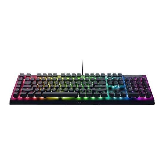 Tipkovnica RAZER BlackWidow V4 X, mehanička, Green switch, RGB, UK Layout, crna, USB