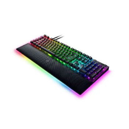 Tipkovnica RAZER BlackWidow V4 Pro, mehanička, Green, RGB, US Layout, crna, USB