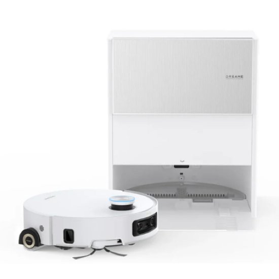 Robotski usisavač DREAME Aqua10 Ultra Roller Complete sa bazom za samopražnjenje, bijeli