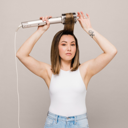 Uvijač za kosu SHARK HD424SLEU Flexstyle, 3 u 1, 1400 W, stilizator, sušilo, srebrna