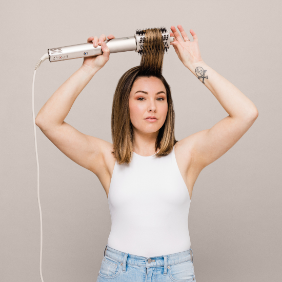 Uvijač za kosu SHARK HD424SLEU Flexstyle, 3 u 1, 1400 W, stilizator, sušilo, srebrna