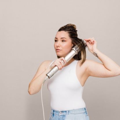 Uvijač za kosu SHARK HD424SLEU Flexstyle, 3 u 1, 1400 W, stilizator, sušilo, srebrna