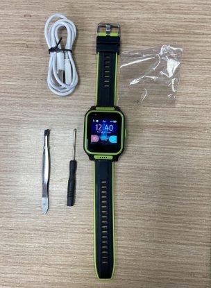 RABLJENI - Dječji pametni sat MYKI 4, 4G video pozivi, praćenje lokacije, vodootporan, crno-zeleni