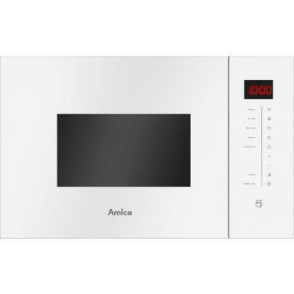 Ugradbena mikrovalna pećnica AMICA AMMB25E2SGW, X-TYPE, 25 l, 900 W, Grill, bijela