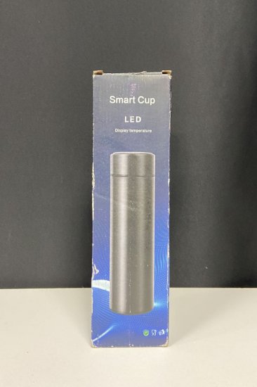 RABLJENI - Termos boca sa prikazom temperature MJ SWB001, 0.4L, nehrđajući čelik, srebrna