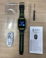 RABLJENI - Dječji pametni sat MYKI 4, 4G video pozivi, praćenje lokacije, vodootporan, crno-zeleni