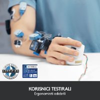 Miš LOGITECH MX Vertical Advanced Ergonomic, optički, bežični, USB, crni