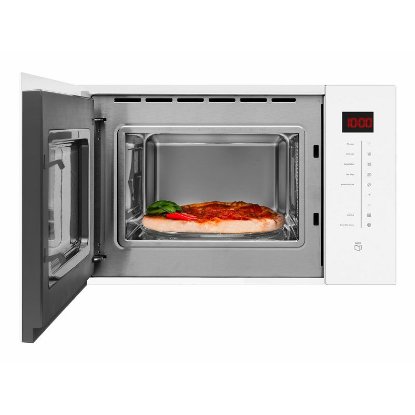 Ugradbena mikrovalna pećnica AMICA AMMB25E2SGW, X-TYPE, 25 l, 900 W, Grill, bijela