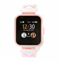 RABLJENI - Dječji pametni sat MYKI 4, 4G video pozivi, praćenje lokacije, vodootporan, bijelo-rozi