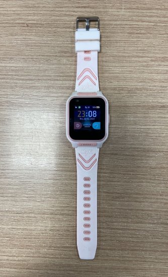 RABLJENI - Dječji pametni sat MYKI 4, 4G video pozivi, praćenje lokacije, vodootporan, bijelo-rozi