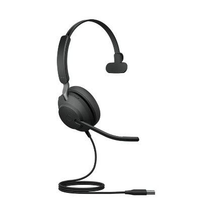 Slušalice JABRA Evolve2 40 SE UC, on-ear, Mono, USB-A, crne