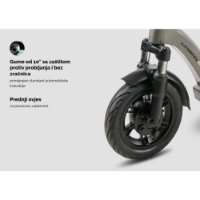 Električni romobil MS ENERGY Urban 500, autonomija do 50km, brzina 25km/h, kotači 10", sivi