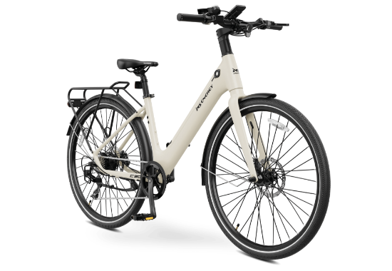 Električni bicikl MS ENERGY eBike c30, kotači 28", bijeli