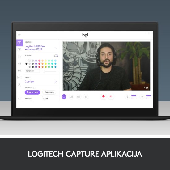 Web kamera LOGITECH HD WebCam C922 Pro Stream