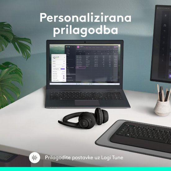 Slušalice LOGITECH Zone 300, bežične, BT, crne