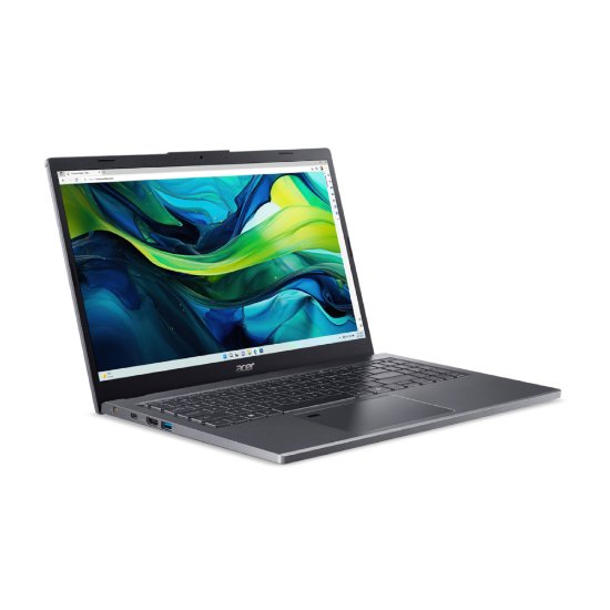 IZLOŽBENI - Laptop ACER Aspire 15 NX.KS7EX.00E / Core 5 120U, 16GB, 512GB SSD, Intel HD Graphics, 15.6" FHD TN, Windows 11, sivi