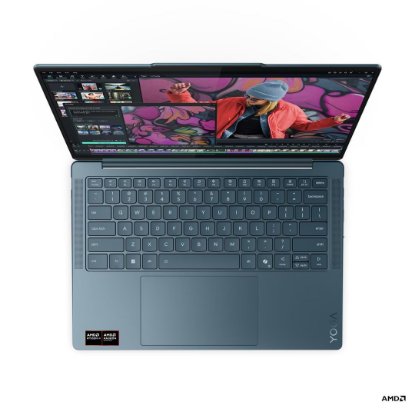 Laptop LENOVO Yoga Slim 7 83JY0067SC / Ryzen AI 5 340, 16GB, 1TB SSD, AMD Radeon Graphics, 14" 2,8K 120Hz OLED, bez OS, plavi