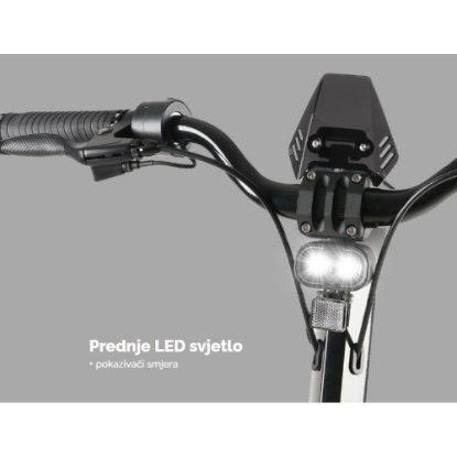 Električni romobil MS ENERGY Flare, autonomija do 60km, brzina 25km/h, kotači 10", crni