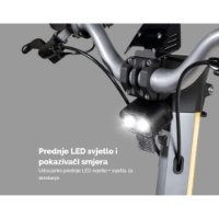 Električni romobil MS ENERGY Flare X, autonomija do 70km, brzina 25km/h, kotači 10", sivi