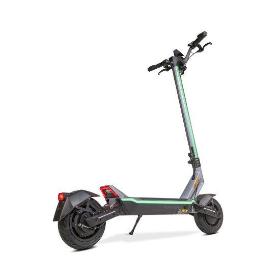 Električni romobil MS ENERGY Flare X, autonomija do 70km, brzina 25km/h, kotači 10", sivi