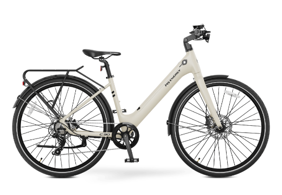 Električni bicikl MS ENERGY eBike c30, kotači 28", bijeli