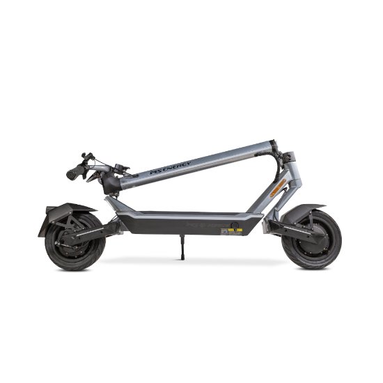 Električni romobil MS ENERGY Flare X, autonomija do 70km, brzina 25km/h, kotači 10", sivi