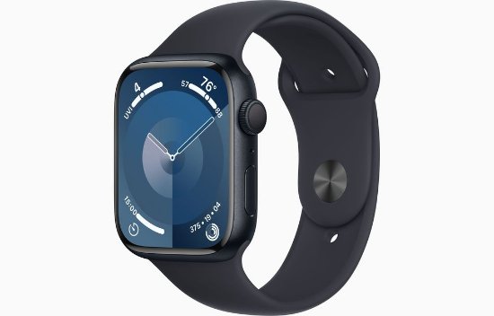 IZLOŽBENI - Pametni sat APPLE Watch S9 GPS, 45mm Midnight Alu Case w Midnight Sport Band - S/M
