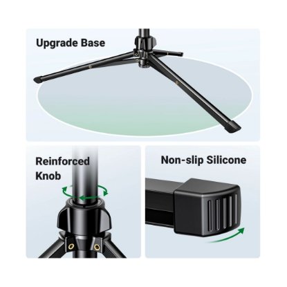 Selfie stick UGREEN LP661, do 7,2", tripod, daljinski, crni