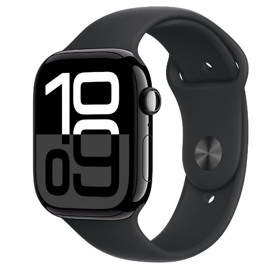 IZLOŽBENI - Pametni sat APPLE Watch S10 GPS, 46mm Jet Black Alu Case with Black Sport Band - M/L