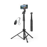 Selfie stick UGREEN LP661, do 7,2", tripod, daljinski, crni